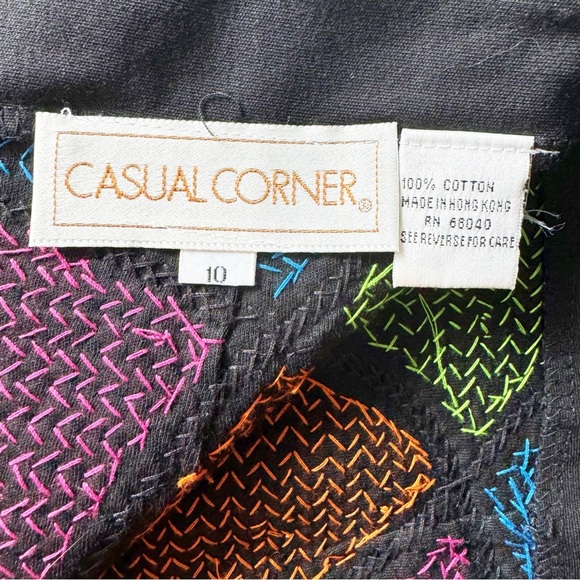 Vintage Casual Corner Sequin Stained Glass Skirt | 10 - Picture 6 of 7